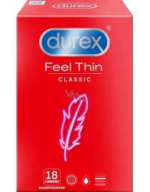 Prezervatīvi Durex Feel Thin Classic 18 gab.